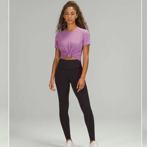 Lululemon Black Base Pace Brushed High-Rise Tights